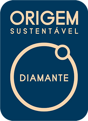 Certificação Diamante do Programa Origem Sustentável.