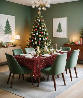 Decorelli® lança novas estampas de toalhas de mesa para o Natal